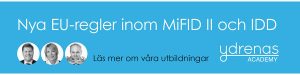 EU-utbildning Ydrenas Academy MiFID IDD